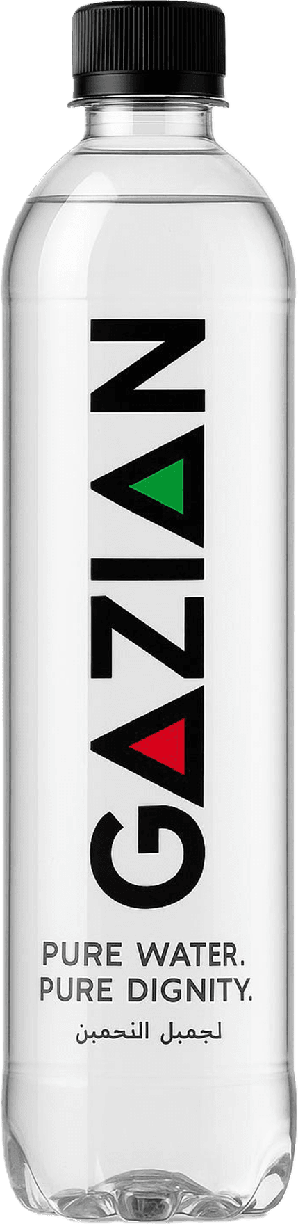 Gazian Water premium glass bottle