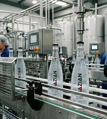 Gazian Water in hospitality